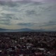 Aerial drone shot of Mexico city and Popocateptl cloudy day, drone foward - VideoHive Item for Sale