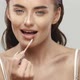 Sexy Young Girl Applying Lipbalm - VideoHive Item for Sale