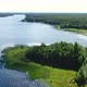 Flight Over the Taiga Forest Lake - VideoHive Item for Sale