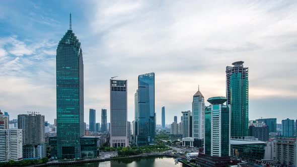 Timelapse of Wuhan city ,China