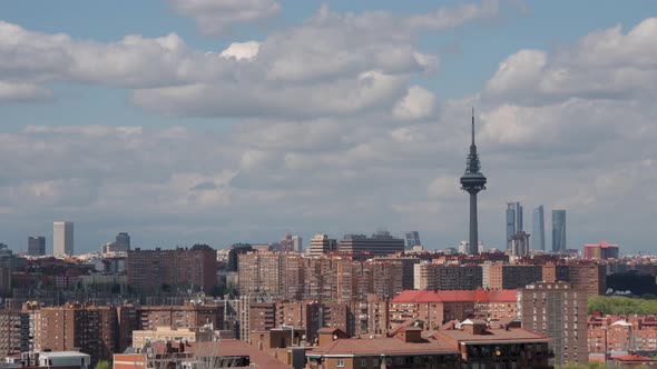 Timelapse of sky over Madrid alt