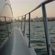 The View From the White Yacht and the Reflection in the Windows of the City Metropolis and the Waves - VideoHive Item for Sale