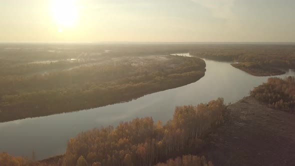 Autumn Forest And River 08