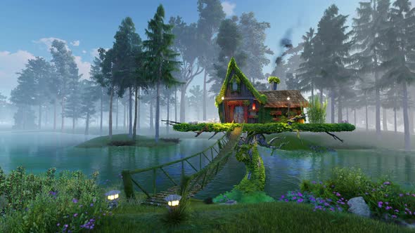 Fairy House On The Lake HD