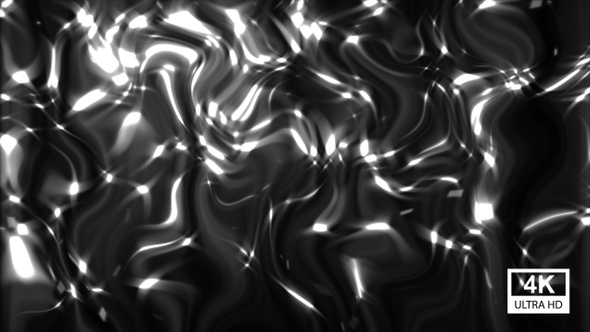 Abstract Grey Elegant Background With Glitter And Waves 4K