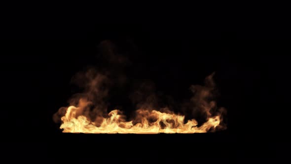 Fire Flame Loop 4K alt