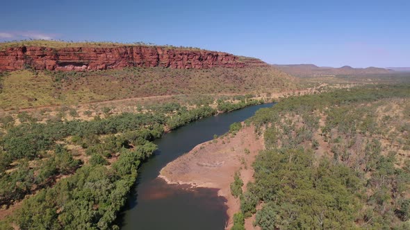 Victoria River Escarpment Gregory National Park Northern Territory Australia 4K Aerial Drone