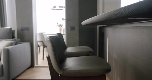 Bar Stools and Modern Kitchen