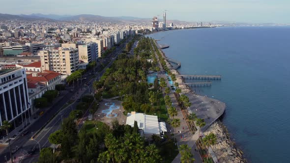 Molos Area and the Limassol Marina