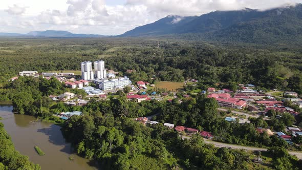 The Towns of Sarawak, Borneo, Malaysia