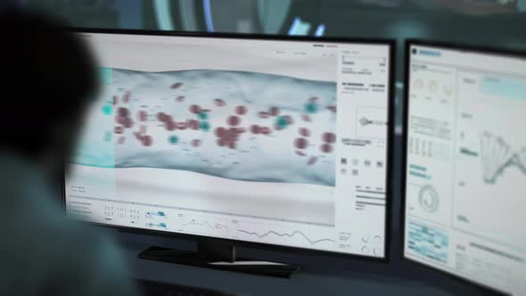 Futuristic medical system identifies the covid-19 cells after the examination