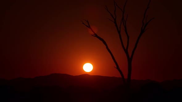 African Sunrise Time Lapse