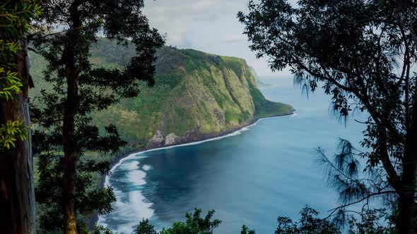 Shoreline of Hawaii Time Lapse