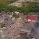 Aerial Panorama of Smouldering Ruins in Village, Aerial View of Burned Houses - VideoHive Item for Sale