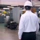 Shot of Professional Factory Worker Wearing Hard Hat Holds Tablet Computer Walking Thorugh Modern - VideoHive Item for Sale