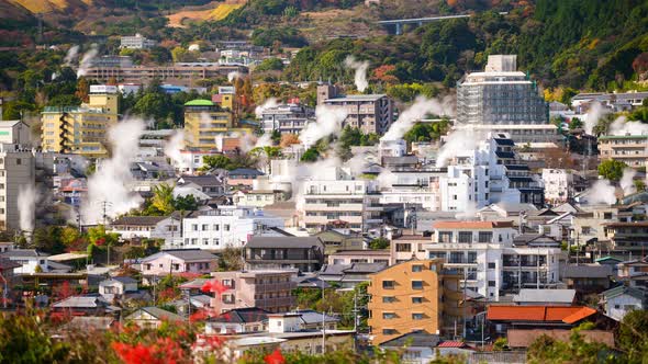 Beppu, Japan Cityscape