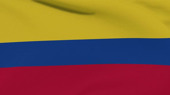 Flag Colombia Patriotism National Freedom Seamless Loop