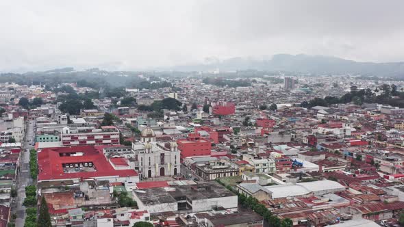 Aerial View Guatemala Chichicastenango