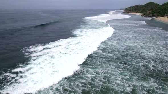 Ocean Waves view from above