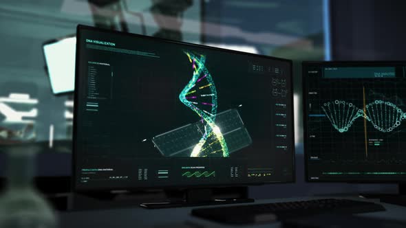 Analysis of the DNA Structure of a deadly infection at the futuristic laboratory alt