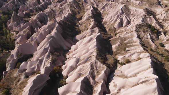 Aerial View Cappadocia Landscape