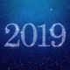 New Year 2019 Blue Background - VideoHive Item for Sale