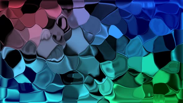 Colorful gradient glossy liquid animated