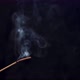 Incense Stick Burning Smoke Rising In Slow Motion - VideoHive Item for Sale