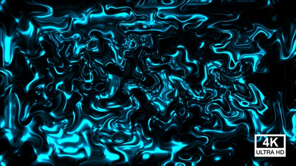Abstract Blue Wave Background V2 4K