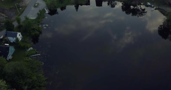 Small Town Aerials of Lake Hebron, Maine