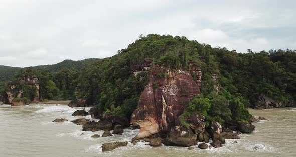 The Beaches at the most southern part of Borneo Island