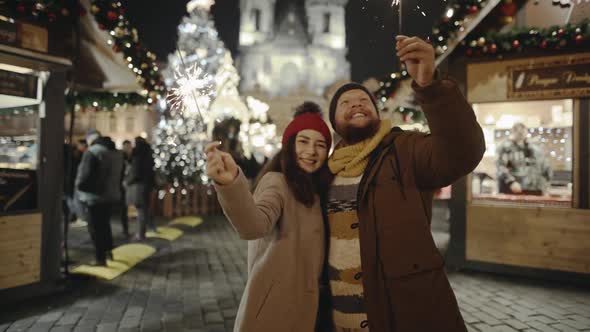 Lovers Travelling to Europe at the Height of Christmas Holidays