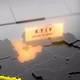 3d map of Ukraine and capital Kyiv - VideoHive Item for Sale
