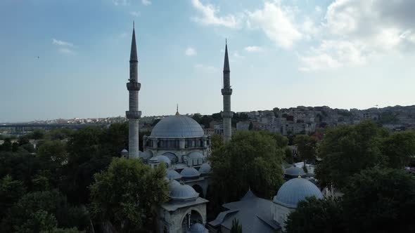 Aerial View Mosque