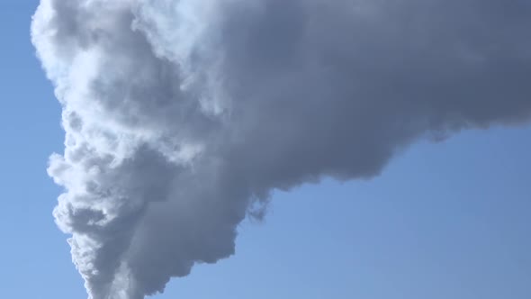 Industrial Smoke From Chimney