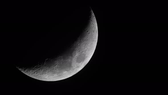 Moon  UHD Close-up. Planet Satellite.