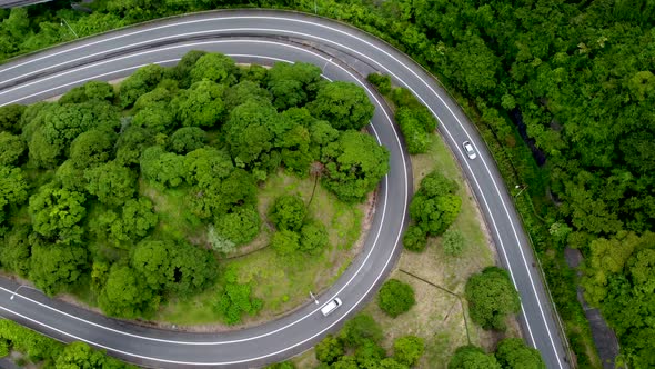 The Aerial view of Kamakura