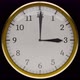 Time Lapse 12 Hours 60fps 4k Gold Wall Clock Transparent Bg - VideoHive Item for Sale