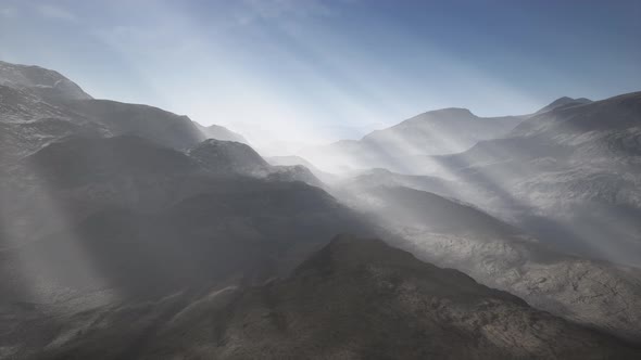 Mountain Landscape in High Altitude