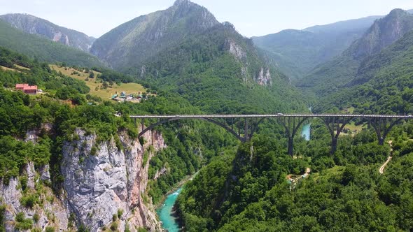 Djurdjevica Bridge Over the Tara River