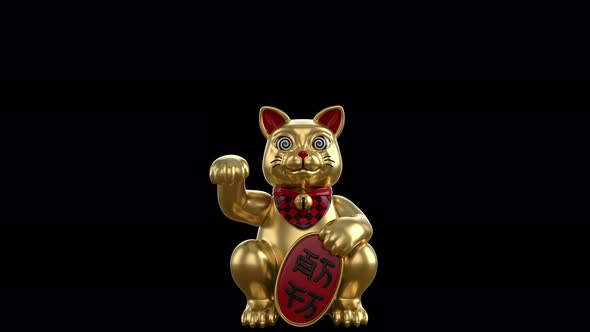 LUCKY CAT 3D RENDERING