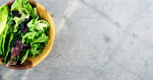 Salad in bowl