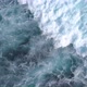 Big Ocean Waves Splashing and Making White Foam. Aerial Background - VideoHive Item for Sale