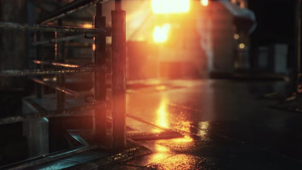 Neon Lights Rainy Night alt