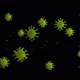 Floating Virus - Centered [Green] - VideoHive Item for Sale