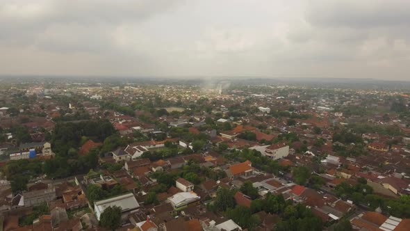 Aerial View Yogyakarta, Indonesia