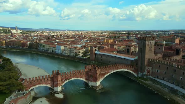 Verona Castelvecchio Bridge and Castle