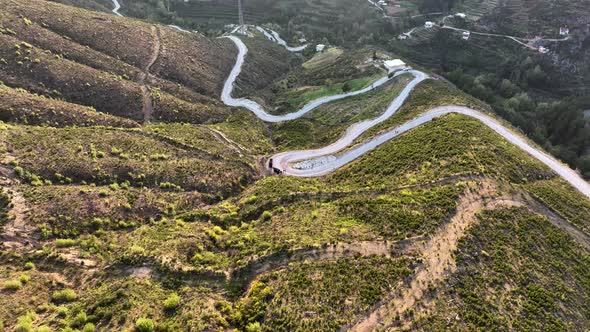 Mountain ranges in Turkey Aerial view 4 K