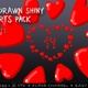 Hand-Drawn Shiny 2D Hearts Pack - VideoHive Item for Sale