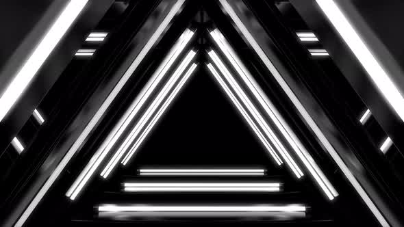 White Triangle Tunnel Background alt